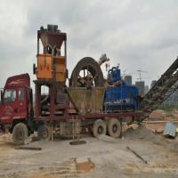 時(shí)產(chǎn)80噸移動(dòng)一體砂石生產(chǎn)線